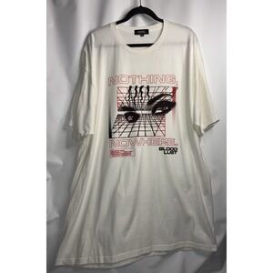 Nothing Nowhere T-shirt XXL White BG Bloodlust Bloodshed Eyes Black Red Graphic